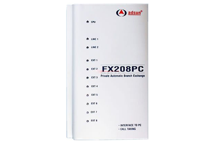 Tổng đài điện thoại Adsun FX208PC