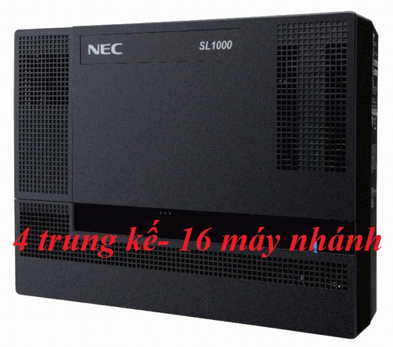 Tổng đài IP NEC SL1000, cấu hình 4 trung kế- 16 máy nhánh